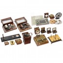 Telegraph Accessories and Book with Models to Dismantle, c. 1900