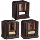 Three Telefunken Model 653 WL Bayreuth Radio Receivers, 1934