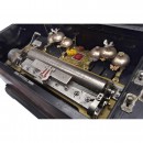 Unusual Cylinder Musical Box with Bells and 'Garden', c. 1885