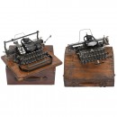 2 Blickensderfer Typewriters