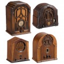 4 American Radio Receivers, c. 1930