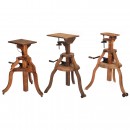 3 Studio Tripods, c. 1880
