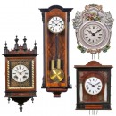 4 Wall Clocks