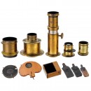 Brass Lenses, Shutters and Waterhouse Stops