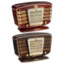 SNR Model Excelsior 52 and Zvezda 54 Red Star Radios