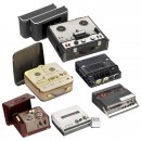 6 Reporter Tape Recorders, c. 1955-75