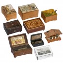 9 Small Musical Boxes