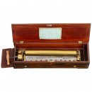 Rare Key-Wind Forte-Piano Overture Musical Box by Langdorff, c. 