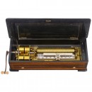 Rare Longue-Marche Musical Box by Daniel Aubert, c. 1885