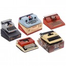 5 Toy Typewriters