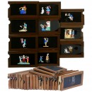 22 Early Magic Lantern Slipping Slides, c. 1860