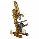 Ernst Leitz Brass Microscope, 1888