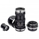 W-Nikkor C 3.5/2.8 cm and Nikkor-Q.C 3.5/13.5 cm Lenses, 1952 on