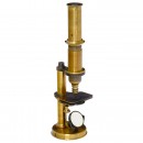 Early German Brass Microscope, c. 1870
