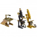 3 English Microscopes