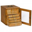 Microscope Slide Cabinet, late 19th Century
