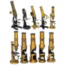 10 Small Microscopes, 1880-1920