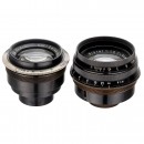 2 Zeiss Biotar 1.4/4 cm Lenses for Debrie, c. 1930