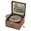 Troubadour Disc Musical Box with Bells, c. 1900