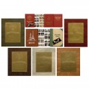 5 Stereo Card Volumes from the Library of the Guest House of the