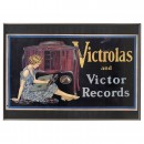 Victrolas and Victor Records Advertising Poster