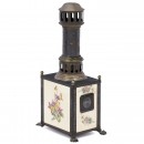 Rare Luna Porcelain Magic Lantern, c. 1895