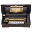 Swiss Cylinder Musical Box by Paillard, c. 1890