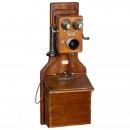Swiss Wall Telephone by Zellweger, before 1900