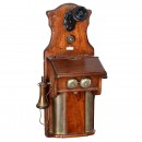 Belgian Wall Telephone by ATEW, c. 1911