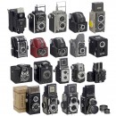 4 TLR Cameras 4 x 4 and 15 Pseudo-Reflex Cameras