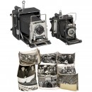 2 Fast American Press Cameras and Original Press Photos from t