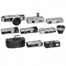 Amourette, 4 Edixa 16 Versions, Rollei 16 S and 3 other Cameras