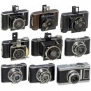 9 German Cameras for 127 Rollfilm