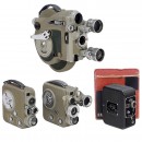 Eumig C16 and 3 Other Eumig Film Cameras