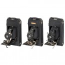3 Ansco Automatic Rollfilm Motor Cameras