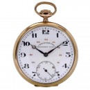 Swiss Corgément 14K Pocket Watch, c. 1920