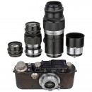 Leica Standard/III and 3 Lenses