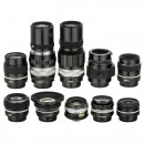 9 Nikon MF Lenses