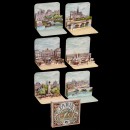 Views of Paris Set of 6 Pop-Up Views of Paris, c. 1900