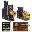 2 Magic Lanterns, Early Slides, and Astronomical Slides, c. 1860