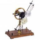 Electro-Magnetic Motor with Rotating Geissler Tube, c. 1890