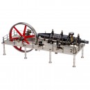 Large Model of a Live-Steam Valve-Controlled Tandem Compound Ste