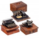 3 German Typewriters