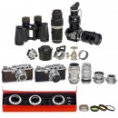 Leica III and Leica IIIa with Accessories