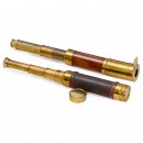 2 English Brass Telescopes, c. 1880