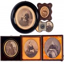Collection of Early Portrait Photographs, 1850 onwards