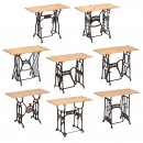 8 Tables with Sewing Machine Stands
