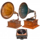 2 Horn Gramophones and Records, c. 1920–30