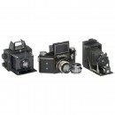 Exakta B and 2 Ernemann Cameras