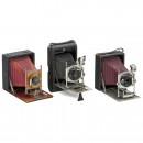 3 Folding Cameras by Busch and Krügener